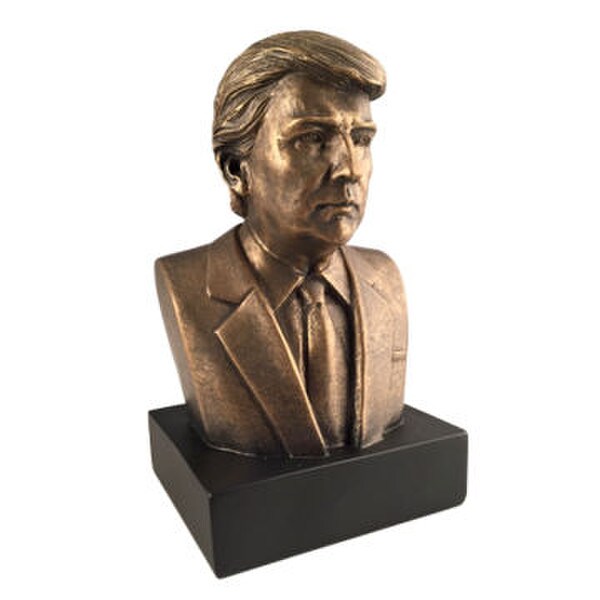 Donald Trump Bust Sculpture President Head Portrait Statue Artwork